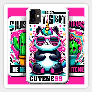 Panda on iPhone - Cool and Fashion Design Magnet